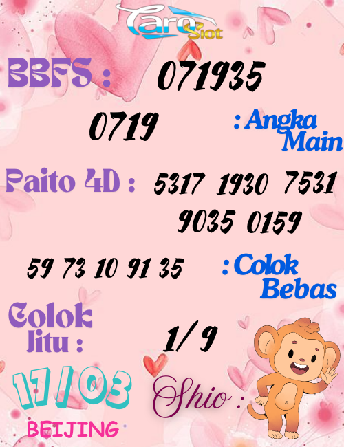Prediksi Syair Pasaran Beijing 17 Maret 2025