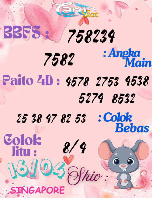 Prediksi Syair Pasaran Singapore 16 April 2025