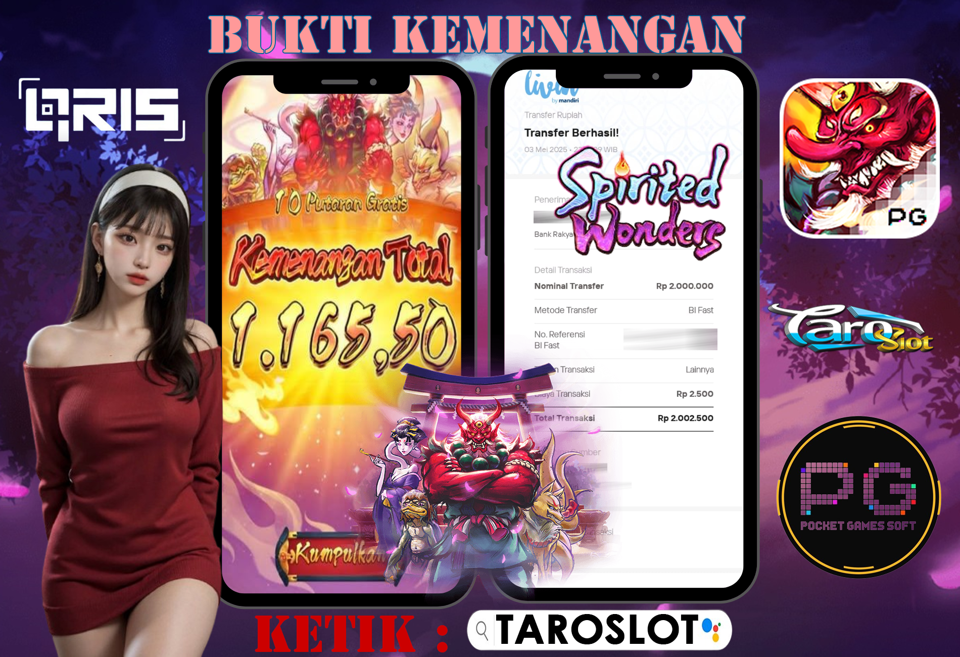TAROSLOT : Bukti Kemenangan Spirited Away PG Soft