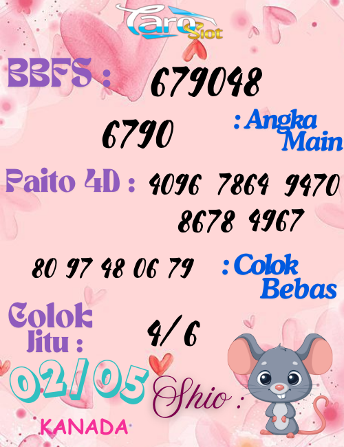 Prediksi Syair Pasaran Kanada 02 Mei 2025