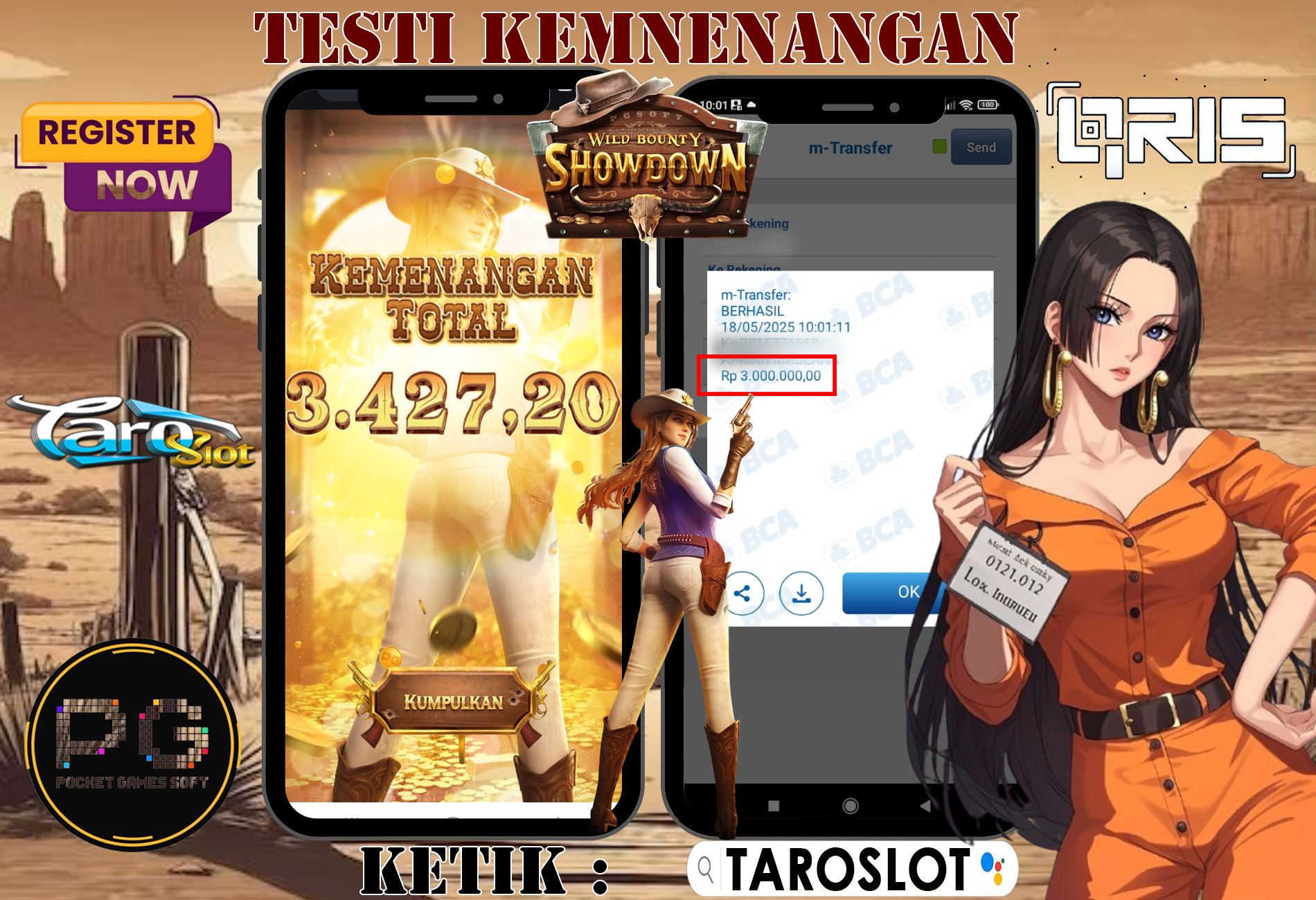 TAROSLOT : Bukti Kemenangan Wild Bounty Showdown