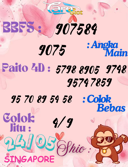 Prediksi Syair Pasaran Singapore 24 Mei 2025