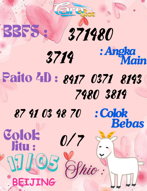 Prediksi Syair Pasaran Beijing 17 Mei 2025
