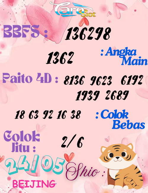 Prediksi Syair Pasaran Beijing 24 Mei 2025