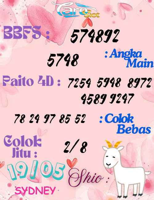 Prediksi Syair Pasaran Sydney 19 Mei 2025